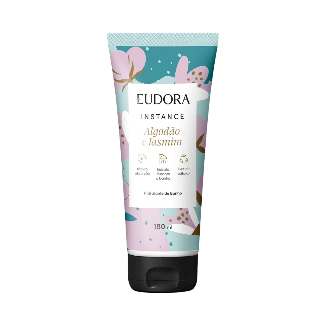 Hidratante de Banho Instance Algodão e Jasmim 180ml