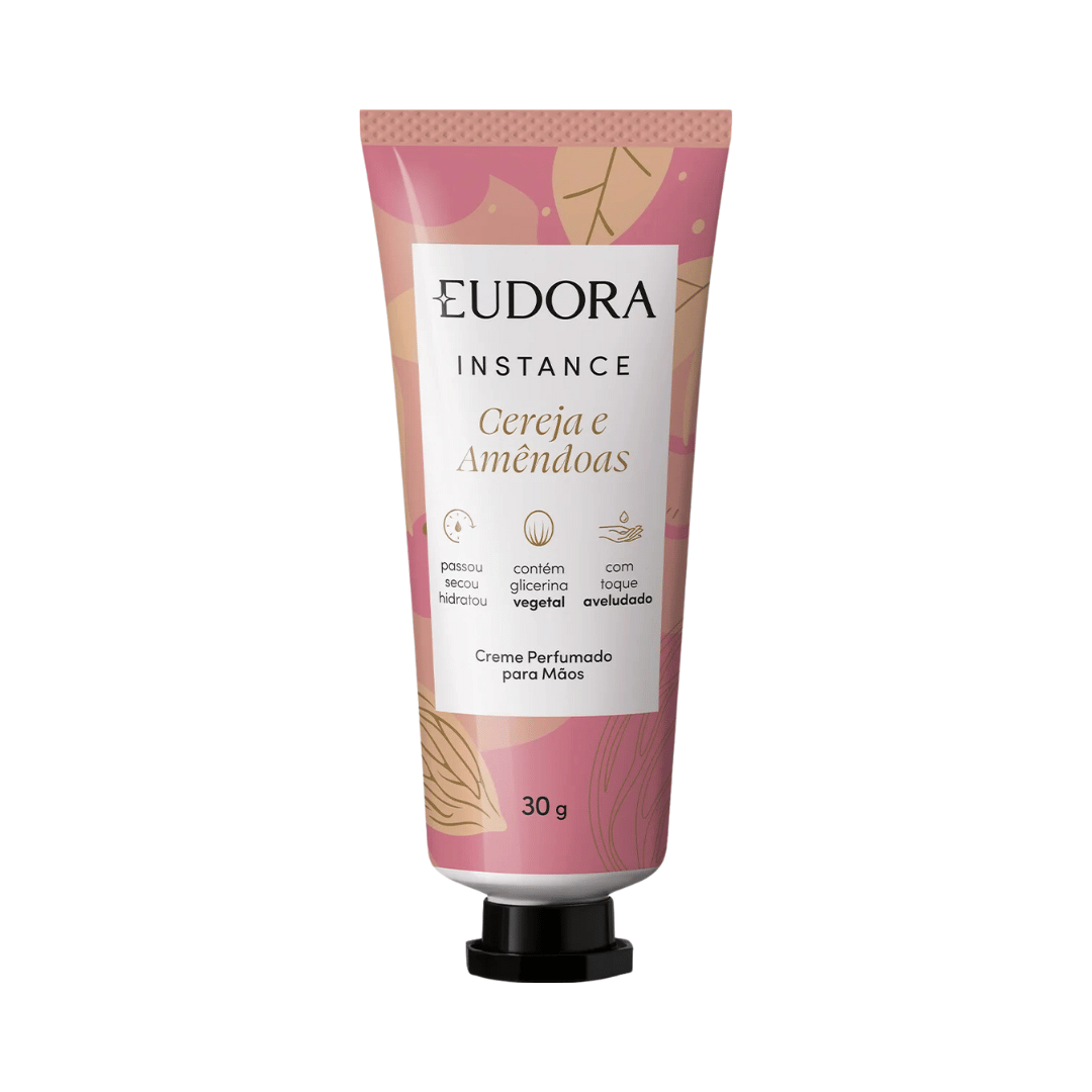 Creme Perfumado para Mãos Instance Cereja e Amêndoas 30g