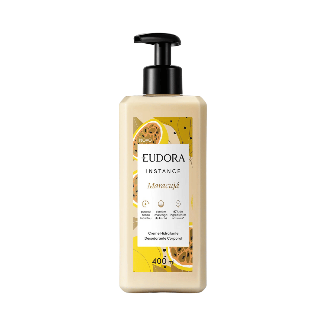 Creme Hidratante Desodorante Corporal Instance Maracujá 400ml