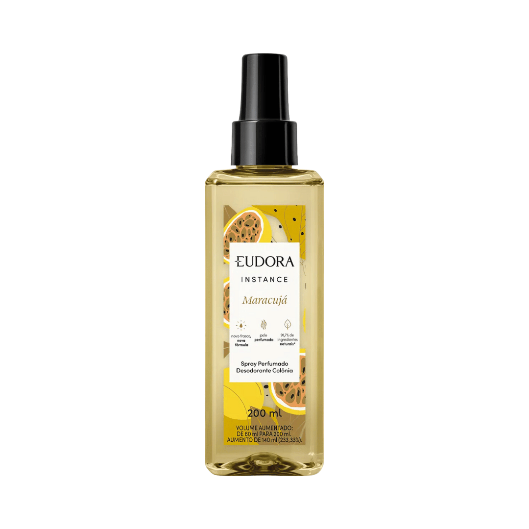 Spray Perfumado Desodorante Colônia Instance Maracujá 200ml