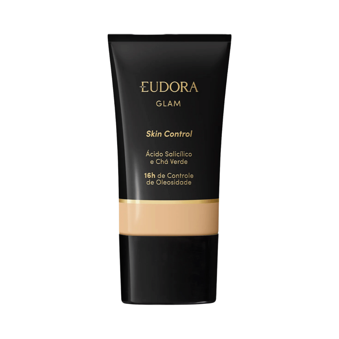 Base Líquida Glam Skin Control - Cor 10