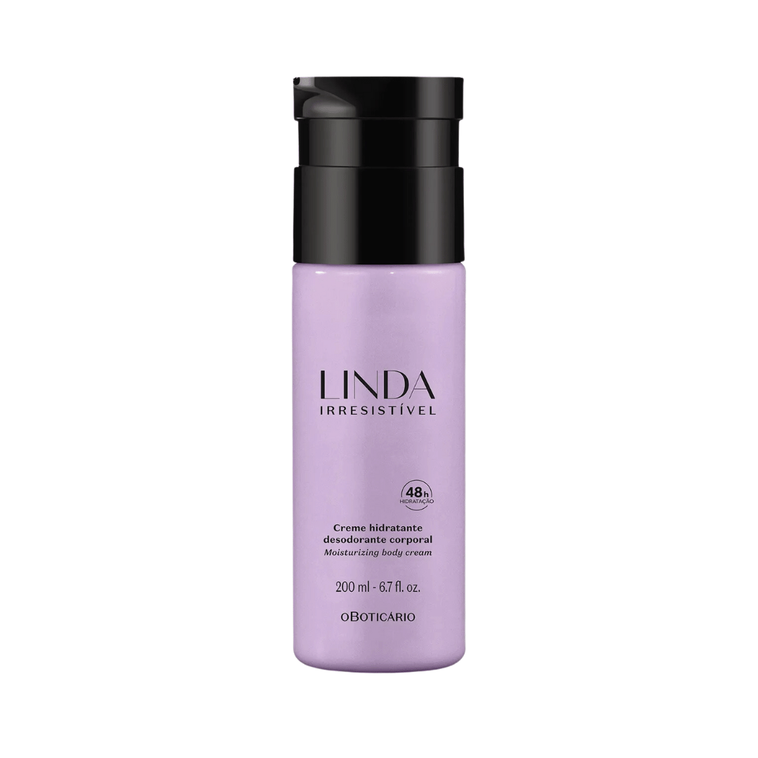Loção Desodorante Hidratante Corporal Linda Irresistível 200ml