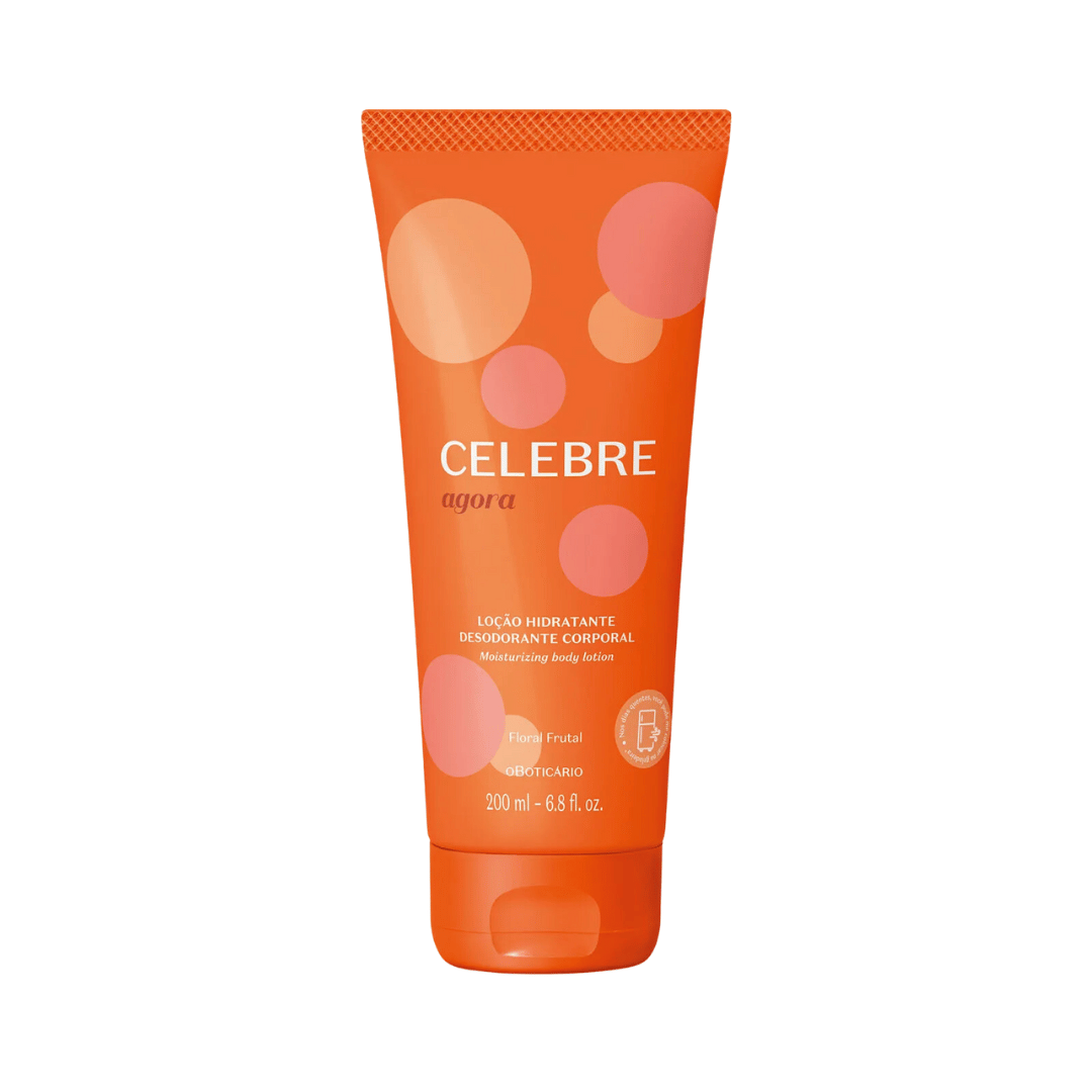 Loção Hidratante Desodorante Corporal Celebre Agora Feminino 200ml