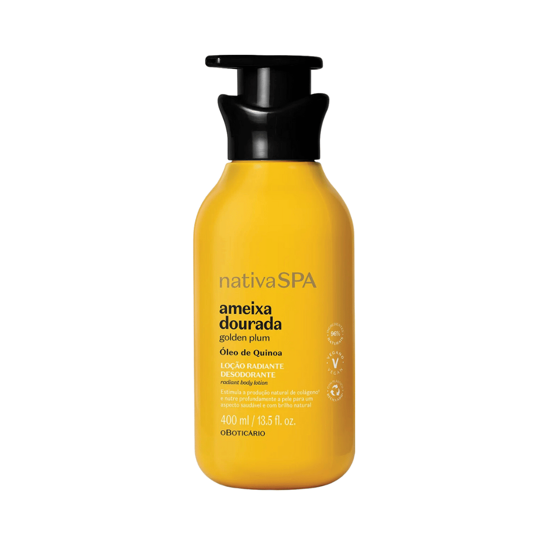 Loção Radiante Desodorante Corporal Nativa Spa Ameixa Dourada 400ml
