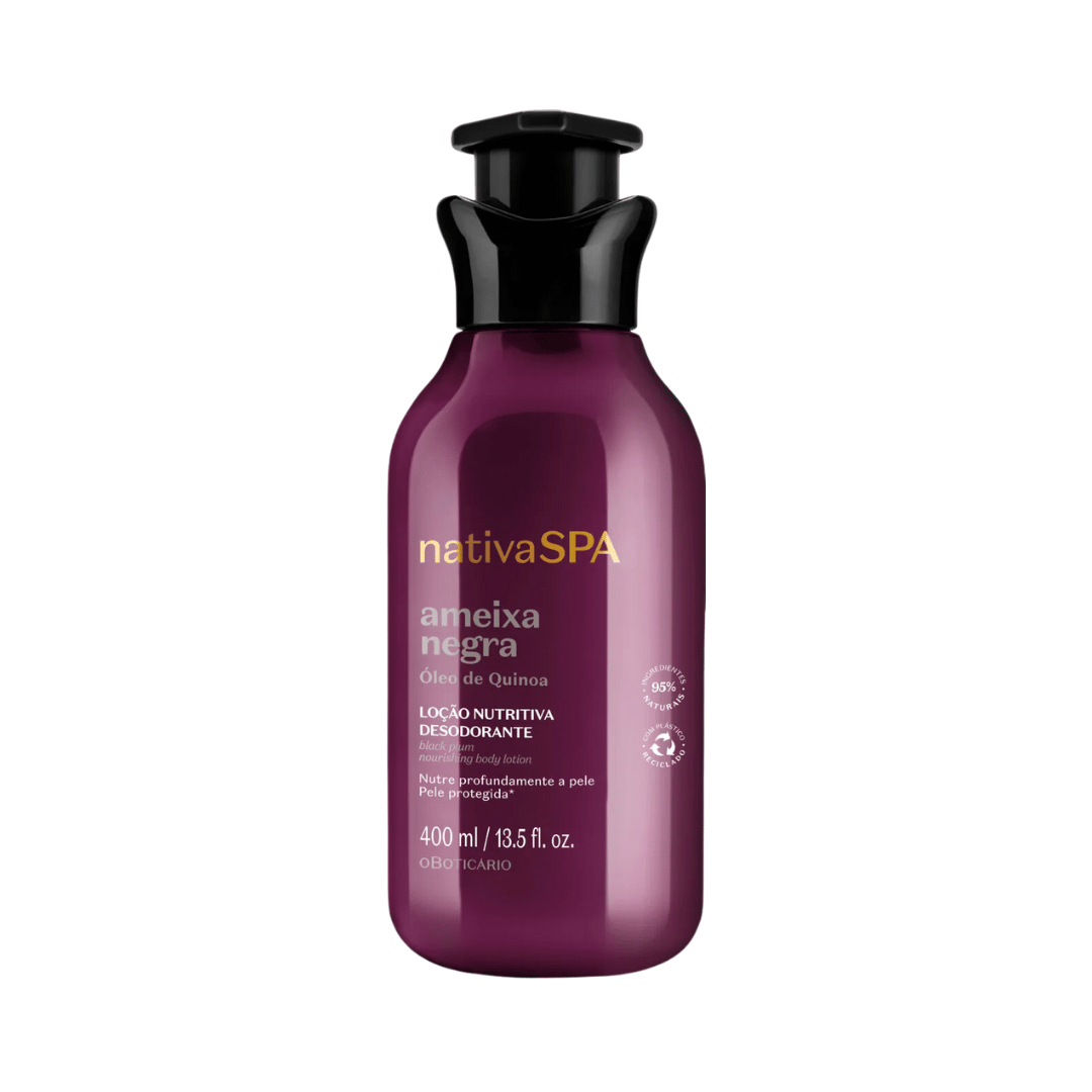 Loção Hidratante Desodorante Corporal Nativa Spa Ameixa Negra 400ml