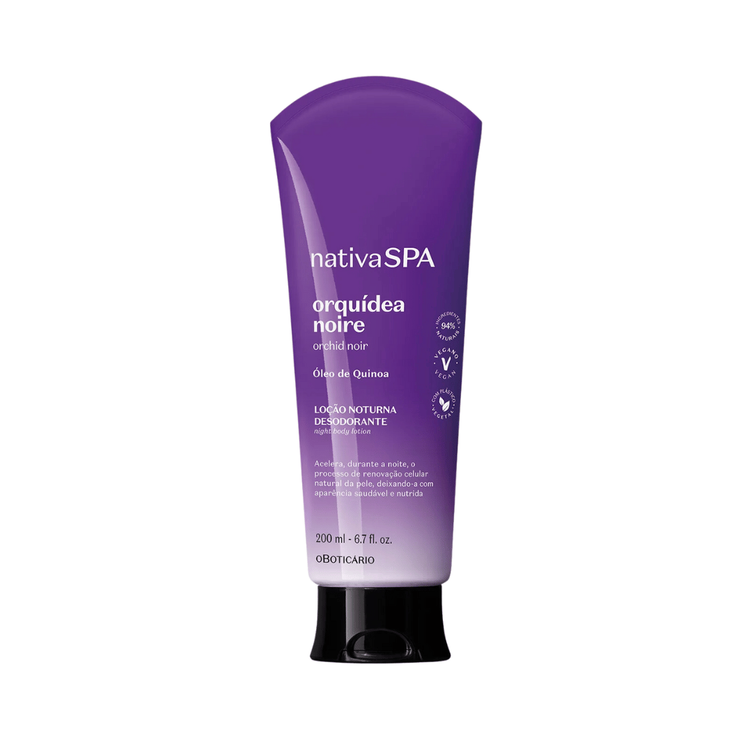 Loção Noturna Desodorante Corporal Nativa SPA Orquídea Noire 200ml
