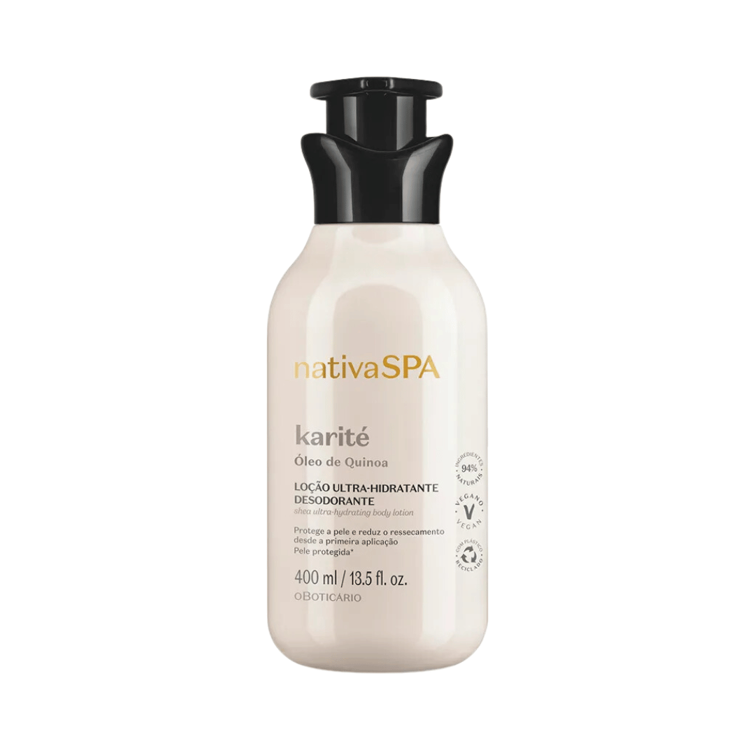 Loção Ultra Hidratante Desodorante Corporal Nativa SPA Karité 400ml
