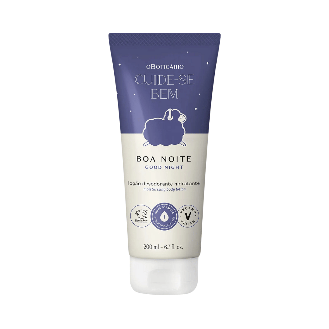 Loção Desodorante Hidratante Corporal Cuide-se Bem Boa Noite 200ml