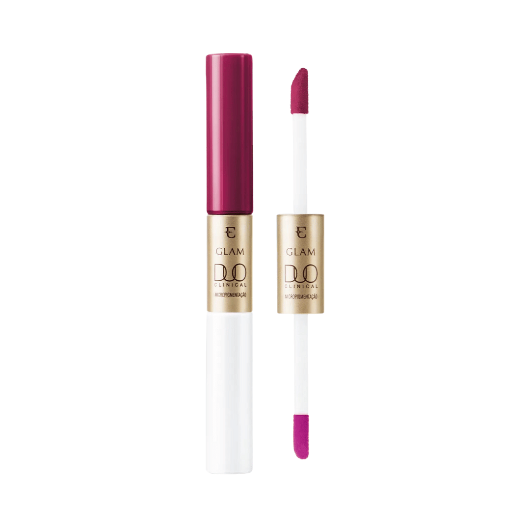 Batom Líquido Magenta Enigmático Eudora Glam Duo Clinical Micropigmentação