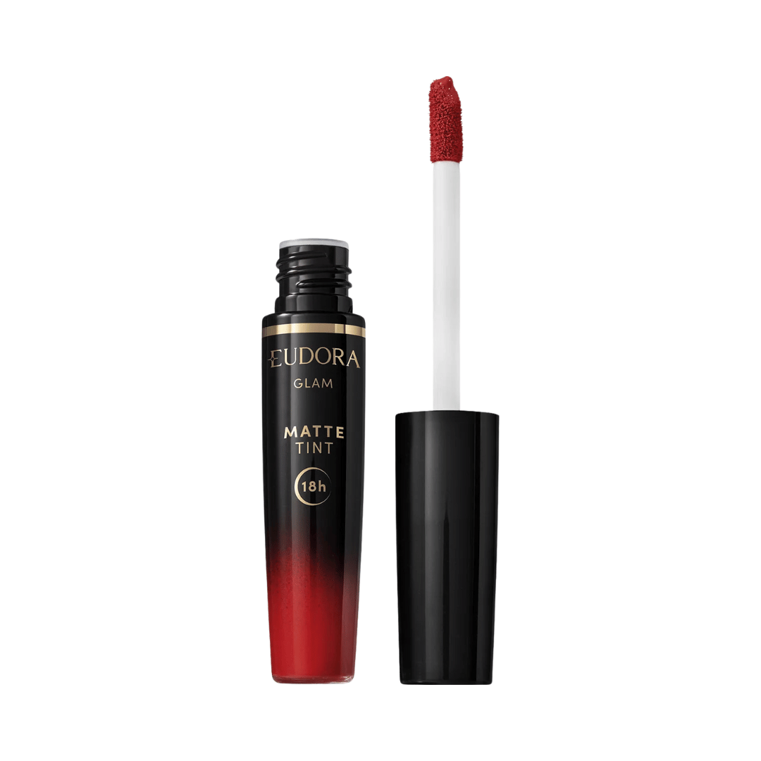 Batom Líquido Vermelho Radiante Glam Matte Tint