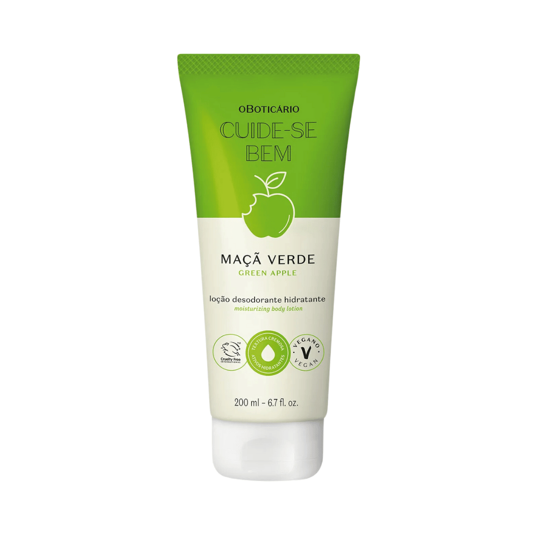Loção Desodorante Hidratante Cuide-se Bem Feira Maçã Verde 200ml