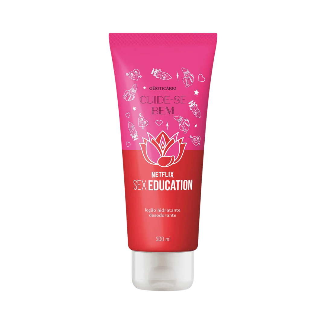 Loção Hidratante Desodorante Cuide-se Bem Netflix Sex Education 200ml