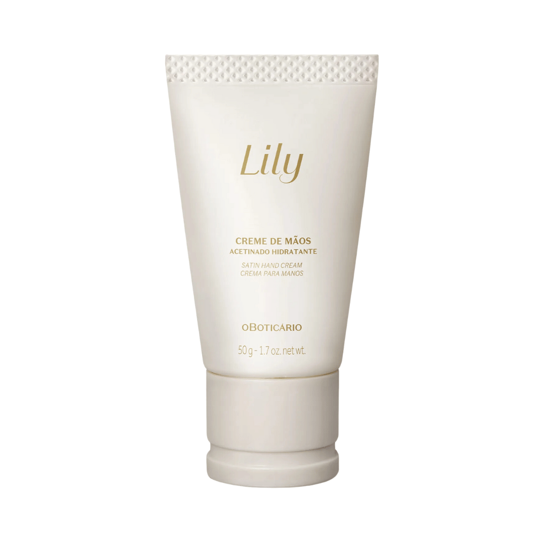 Creme de Mãos Acetinado Hidratante Lily 50g