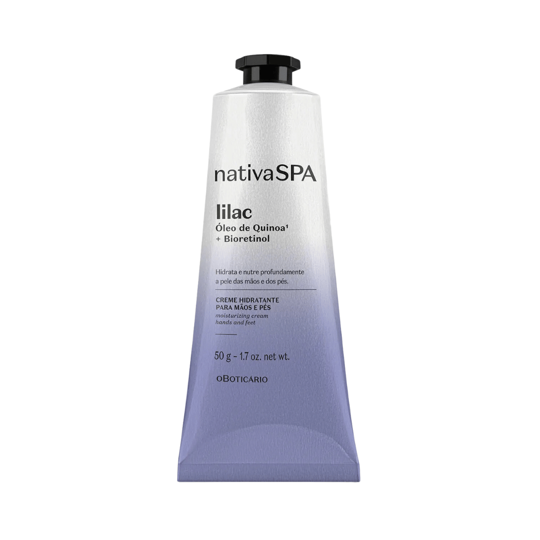 Creme Hidratante Para Mãos e Pés Nativa Spa Lilac 50g