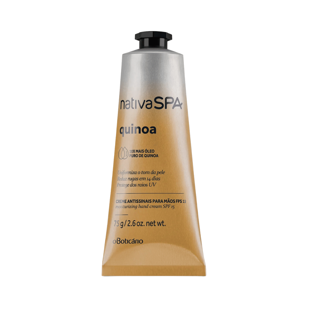 Creme Antissinais para Mãos FPS 15 Nativa SPA Quinoa 75g