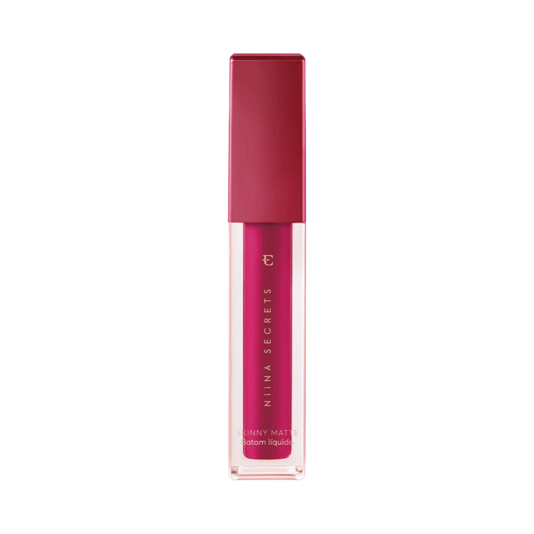 Batom Líquido Pink Peônia Niina Secrets Skinny Matte