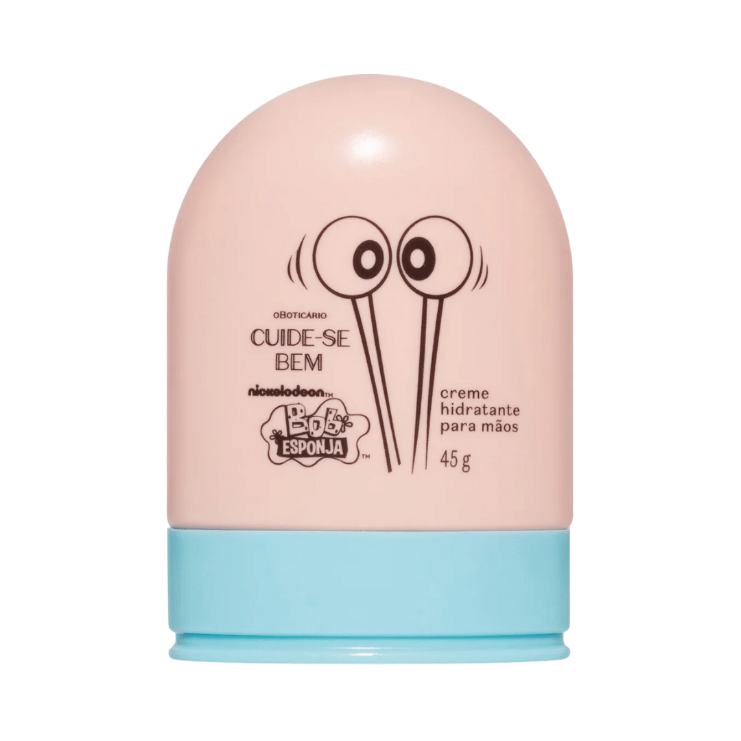 Creme Hidratante Para As Mãos Cuide-se Bem Bob Esponja Gary 45g