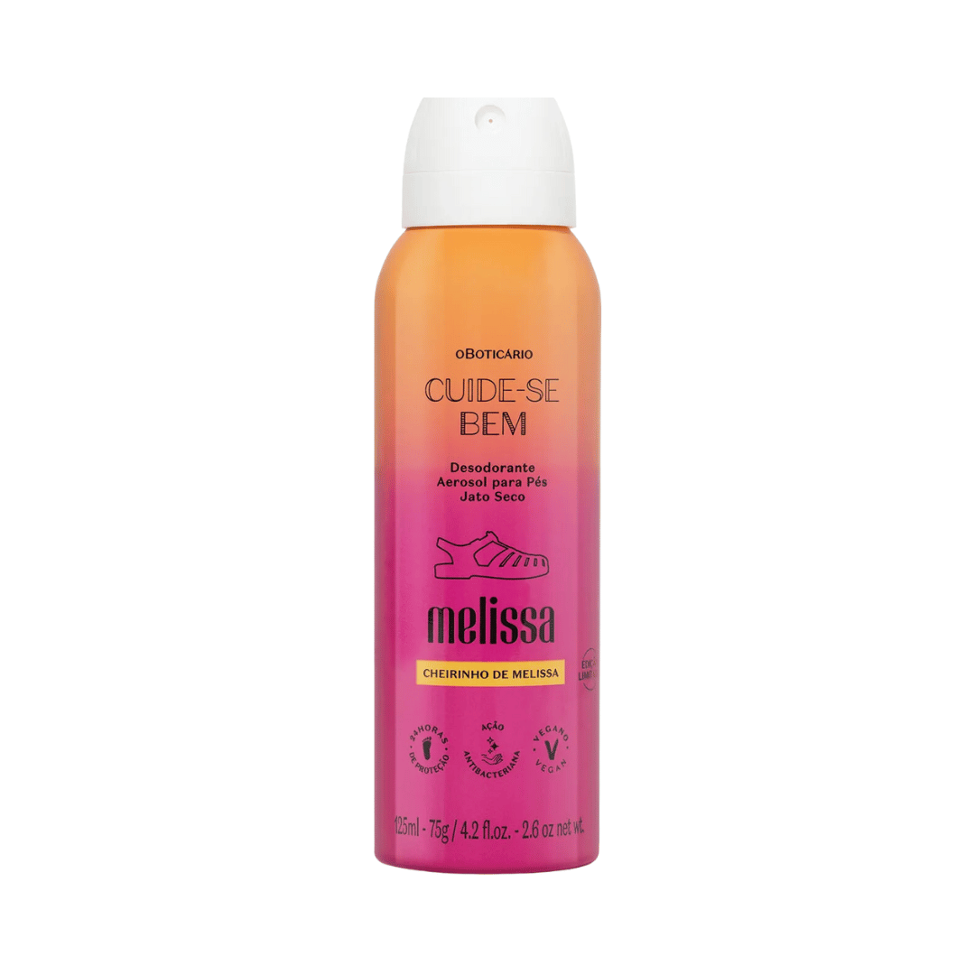 Desodorante Aerosol para Pés Cuide-se Bem Melissa 125ml
