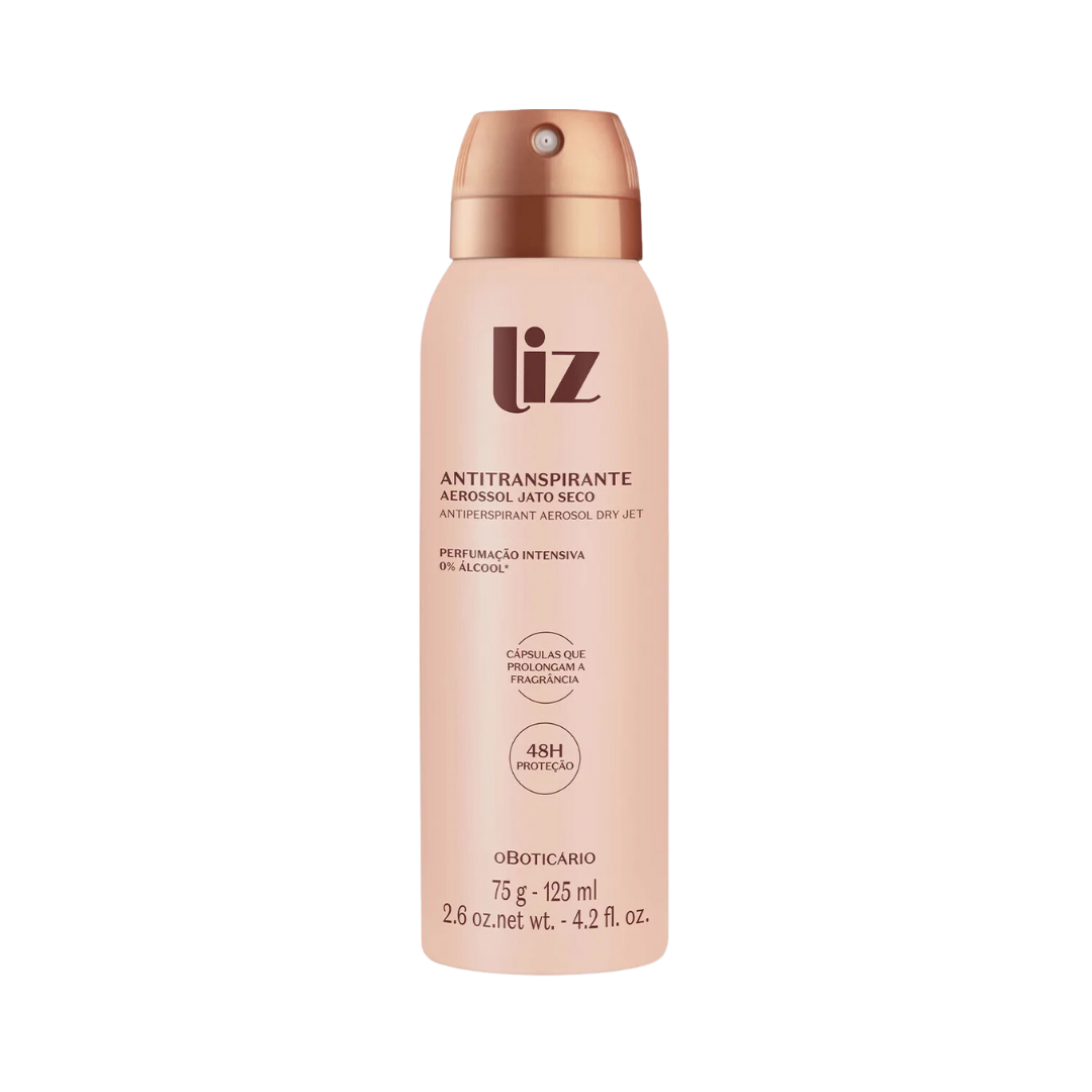 Desodorante Antitranspirante Aerossol Liz 75g/125ml