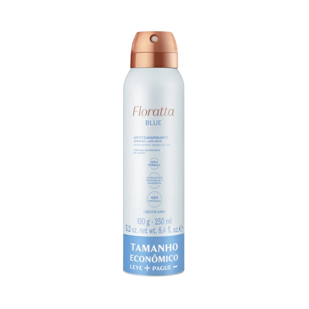 Desodorante Antitranspirante Aerosol Floratta Blue 250ml