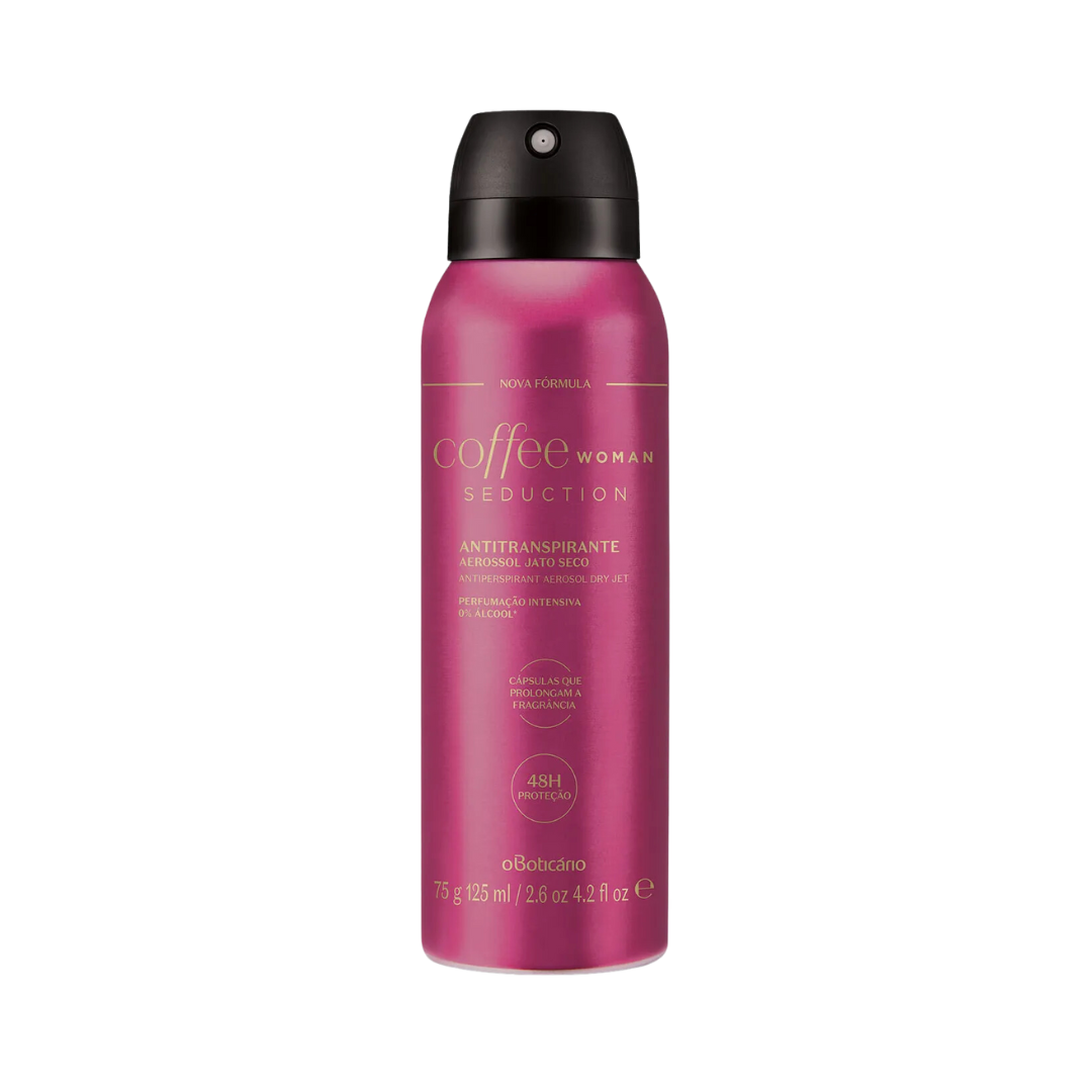 Desodorante Antitranspirante Aerosol Coffee Woman Seduction 75g/125ml
