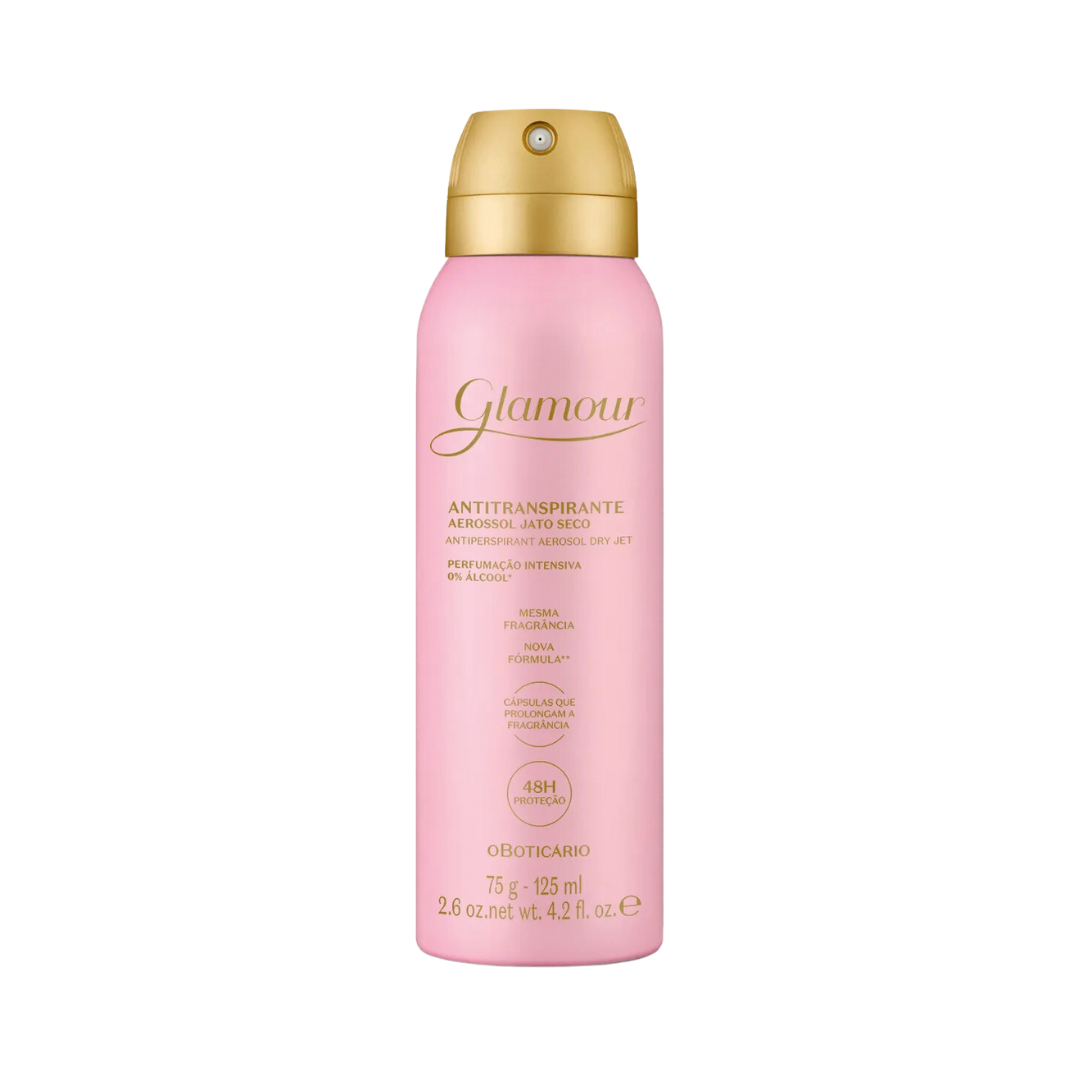 Desodorante Antitranspirante Aerossol Glamour 75g/125ml
