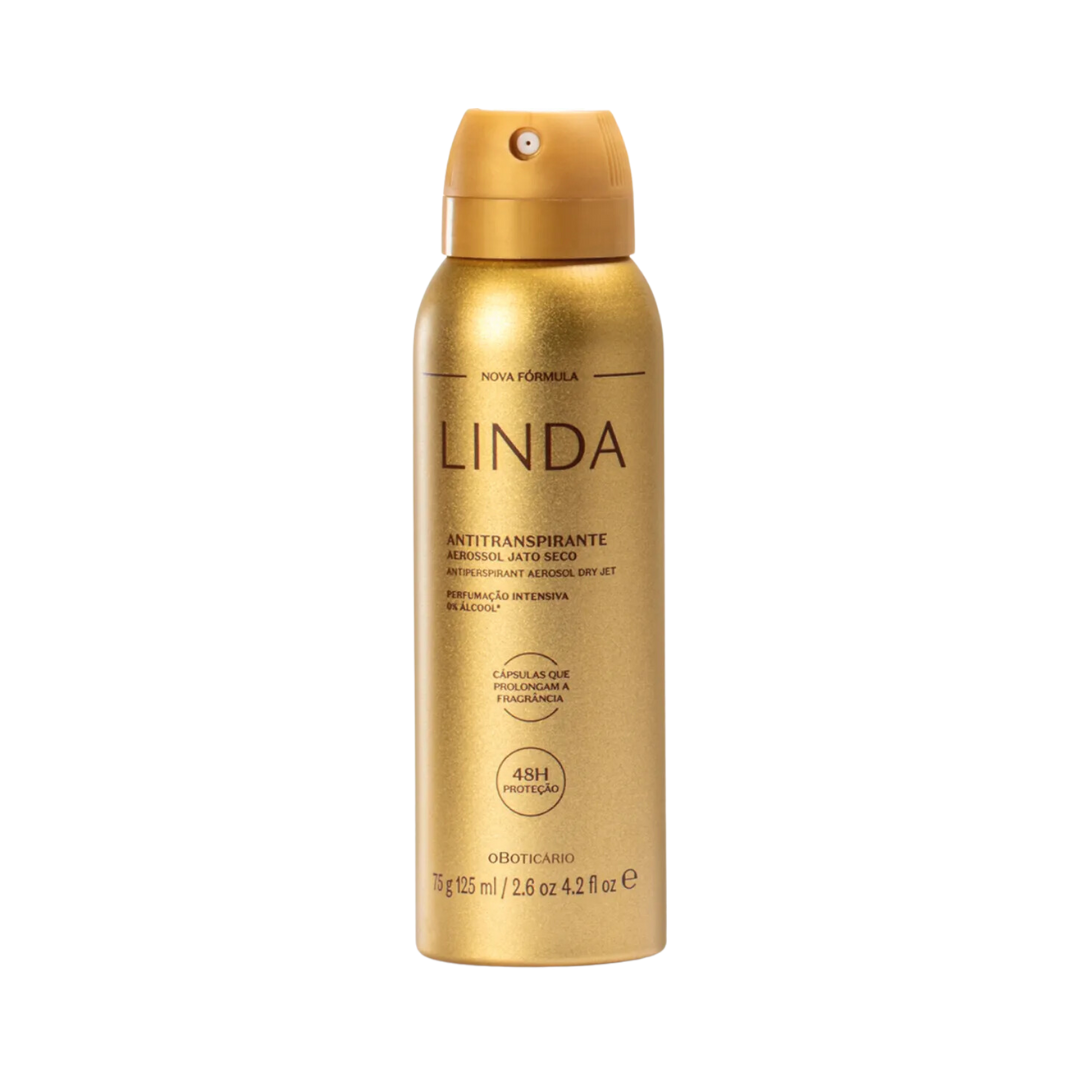 Desodorante Antitranspirante Aerossol Linda Irresistível 75g/125ml