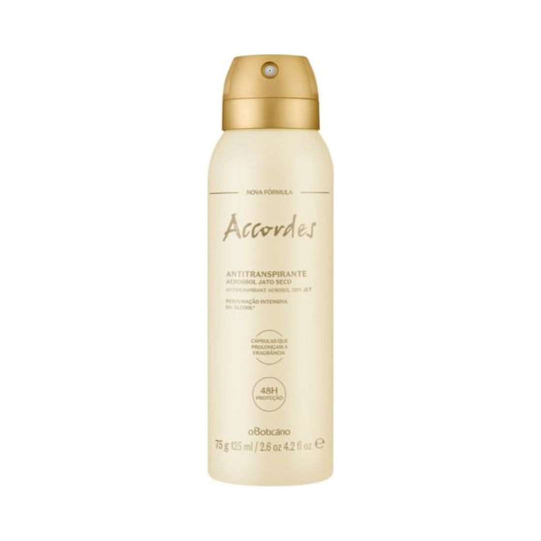 Desodorante Antitranspirante Aerossol Accordes 75g/125ml