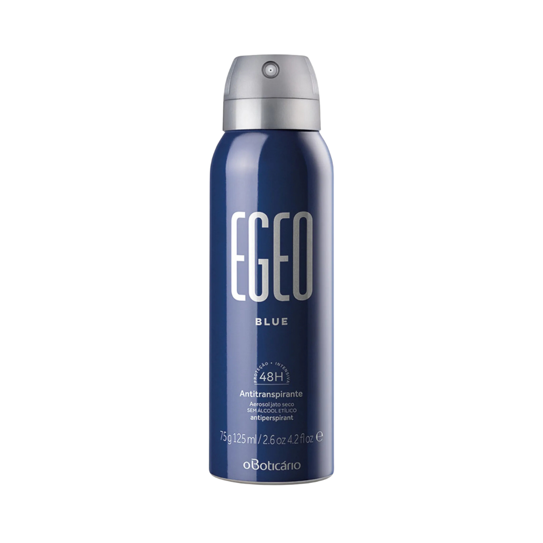 Desodorante Antitranspirante Aerossol Egeo Blue 75g/125ml