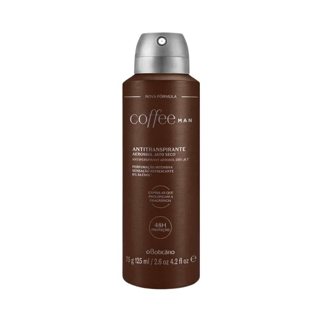 Desodorante Antitranspirante Aerosol Coffee Man 75g/125ml