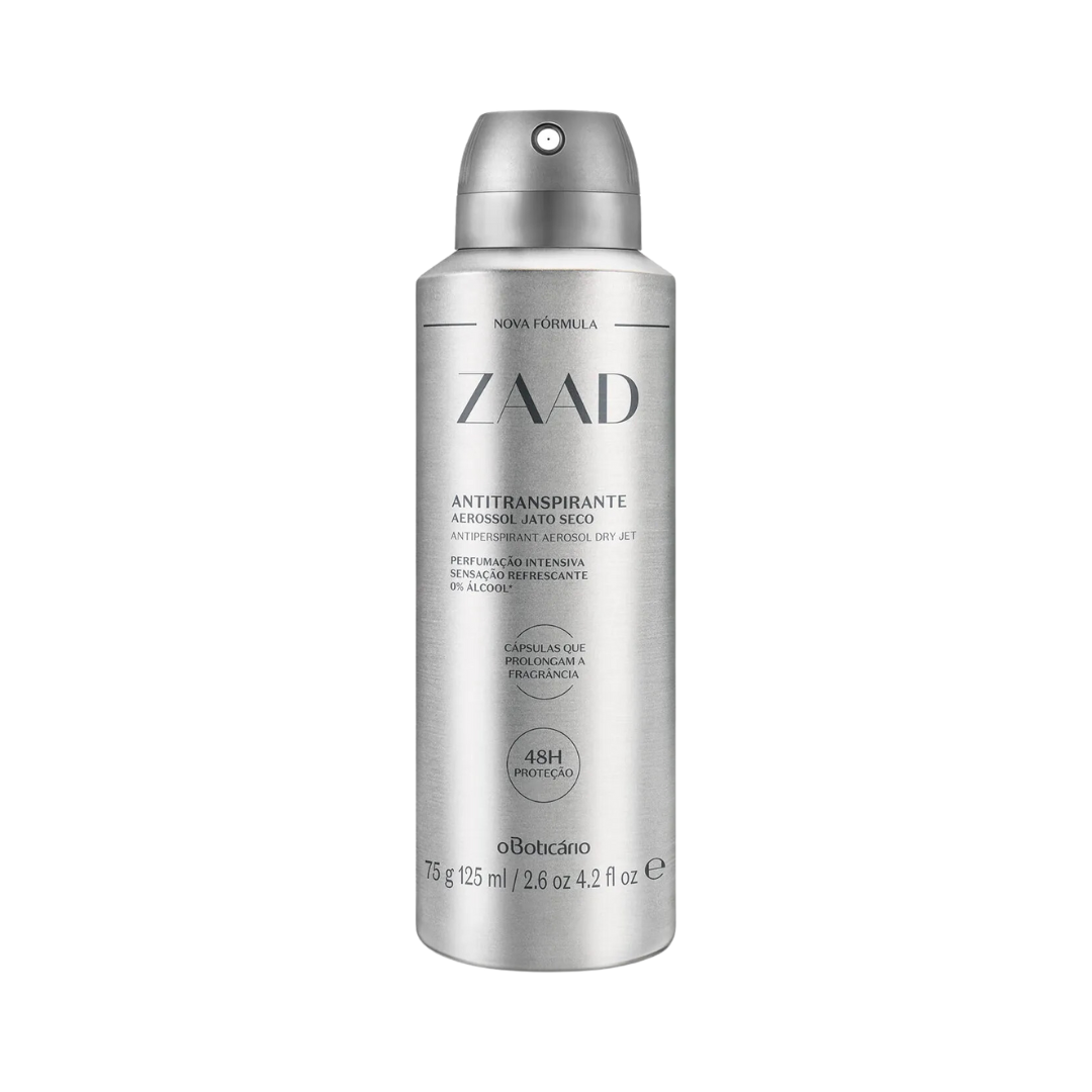 Desodorante Antitranspirante Aerossol Zaad 75g/125ml