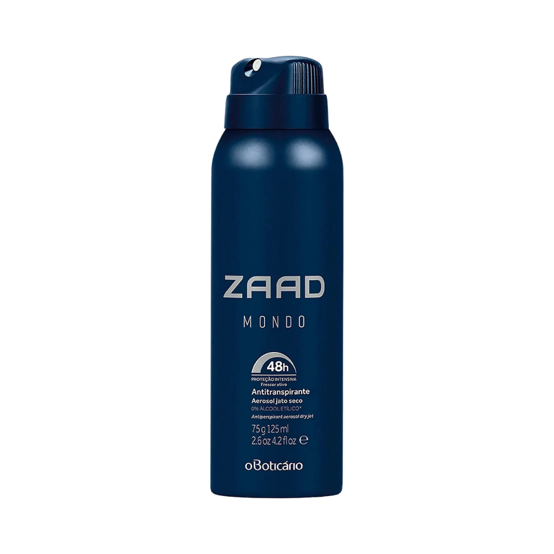 Desodorante Antitranspirante Aerossol Zaad Mondo 75g/125ml