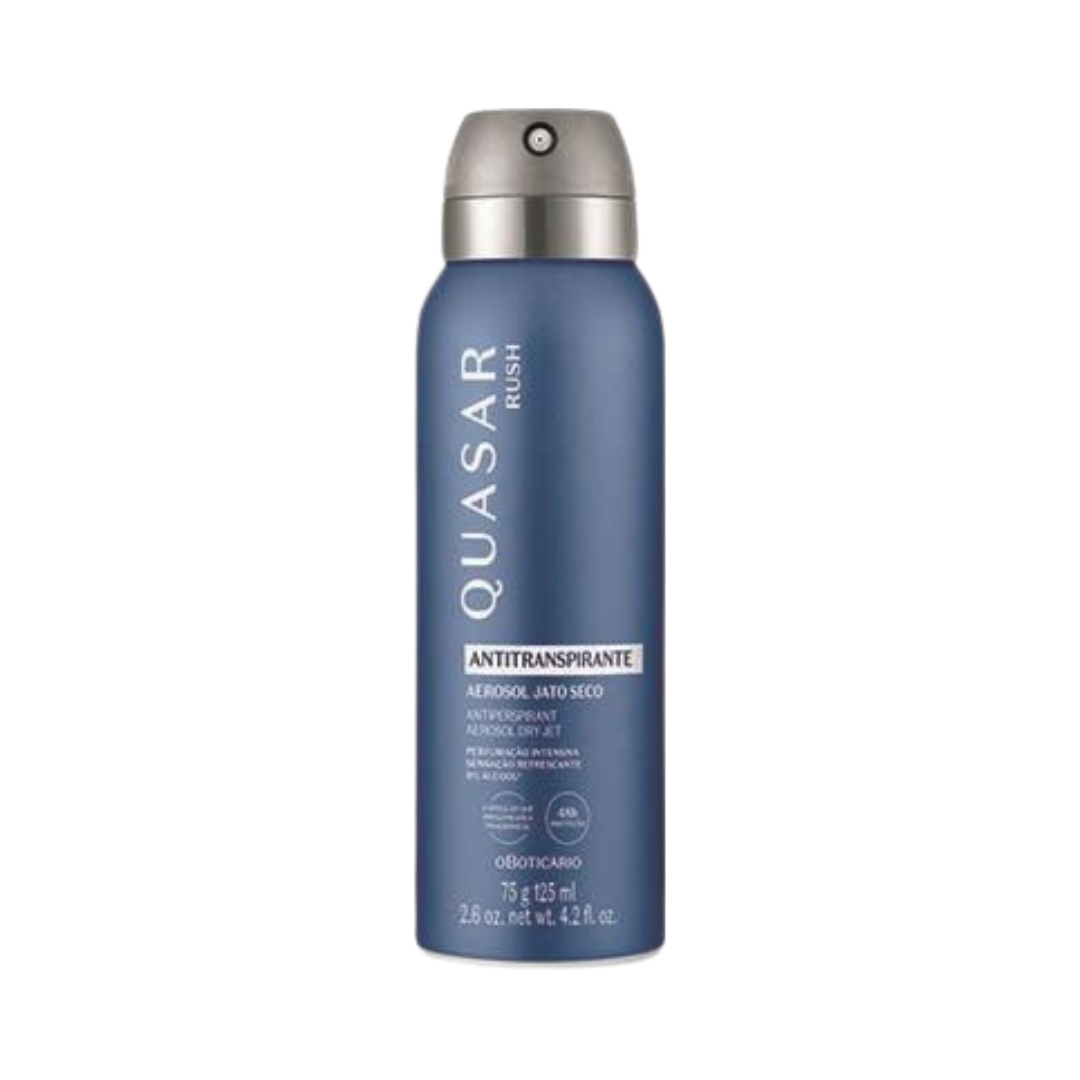 Desodorante Antitranspirante Aerosol Quasar Rush 75g/125ml