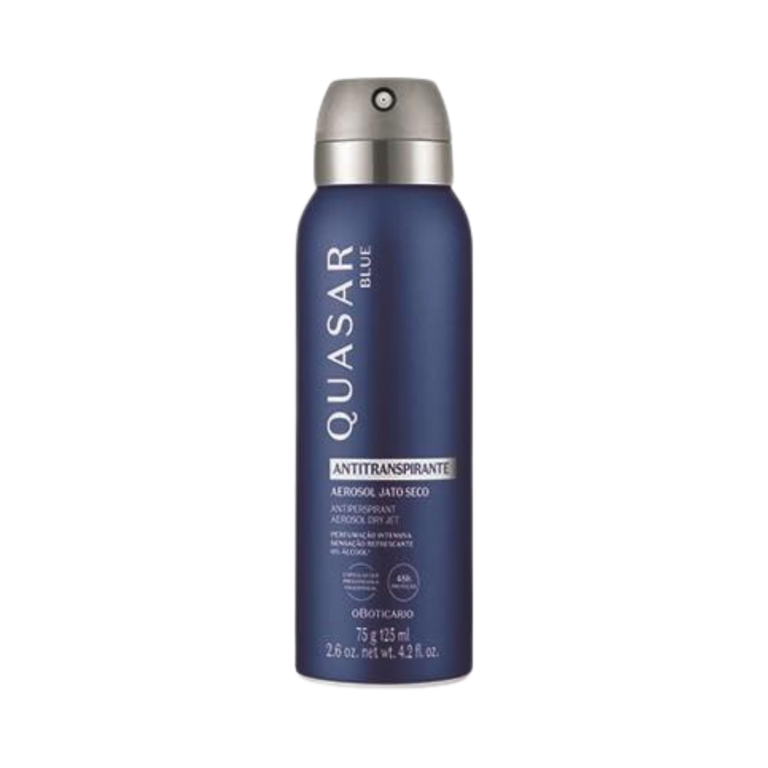 Desodorante Antitranspirante Aerosol Quasar Blue 75g/125ml