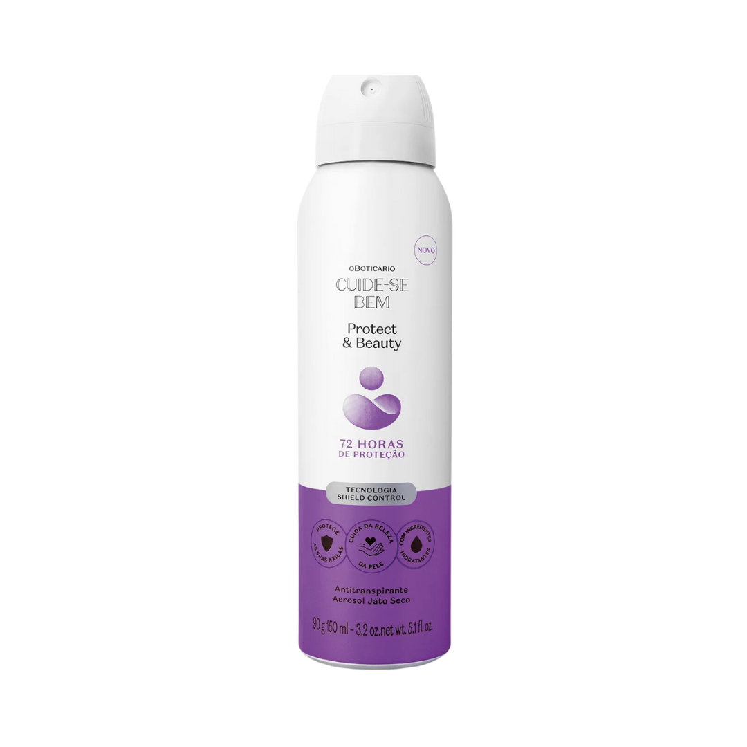 Desodorante Antitranspirante Aerosol Cuide-se Bem Protect And Care 90g/150ml