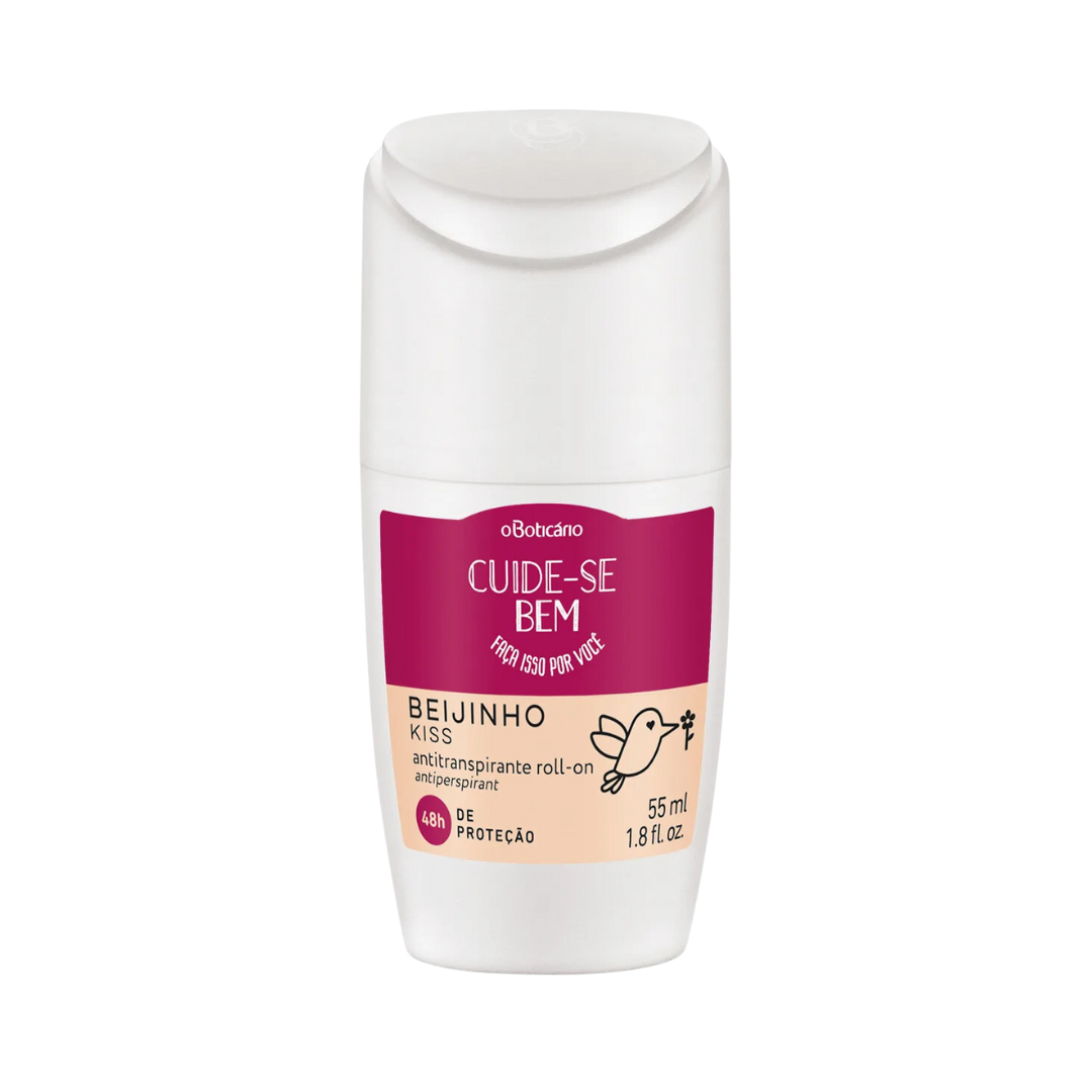 Desodorante Antitranspirante Roll-On Cuide-Se Bem Beijinho 55ml