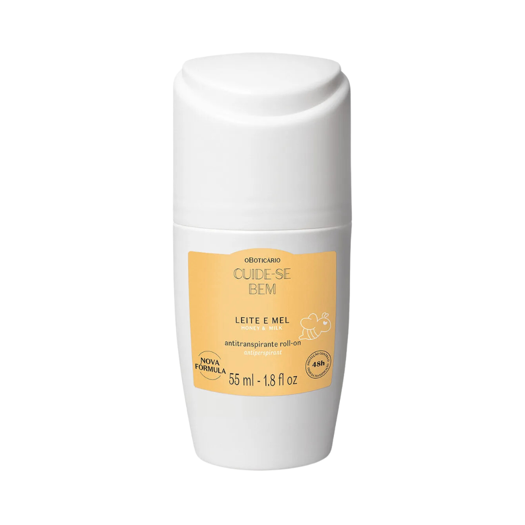 Desodorante Antitranspirante Roll-On Cuide-se Bem Leite e Mel 55ml