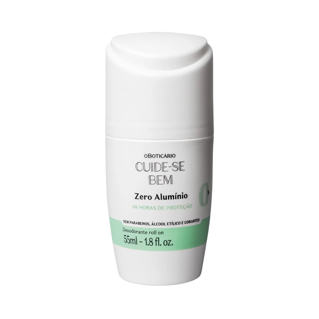Desodorante Antitranspirante Roll-On Cuide-se Bem Zero Alumínio 55ml