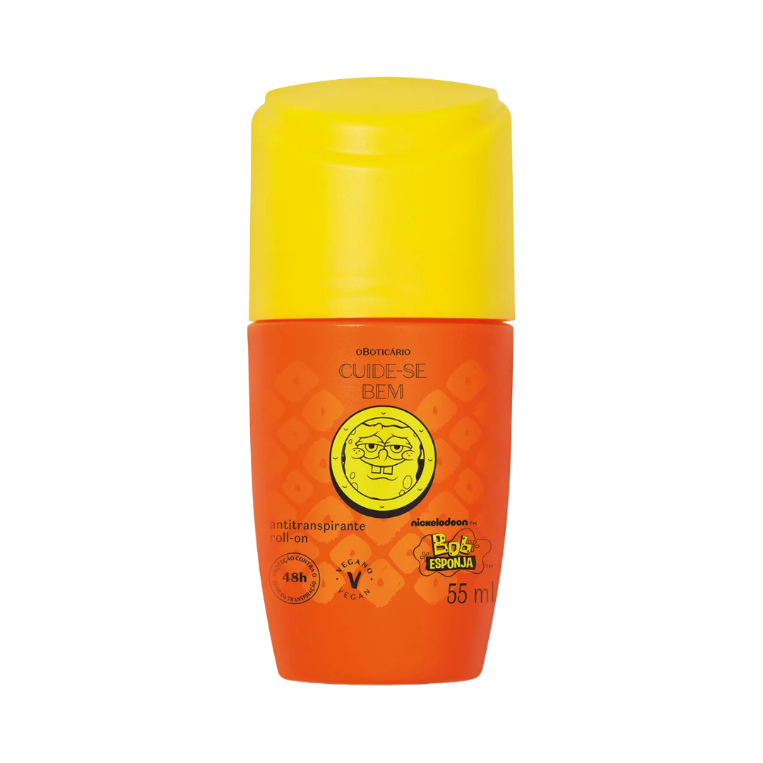 Desodorante Antitranspirante Roll-On Cuide-Se Bem Bob Esponja 55ml