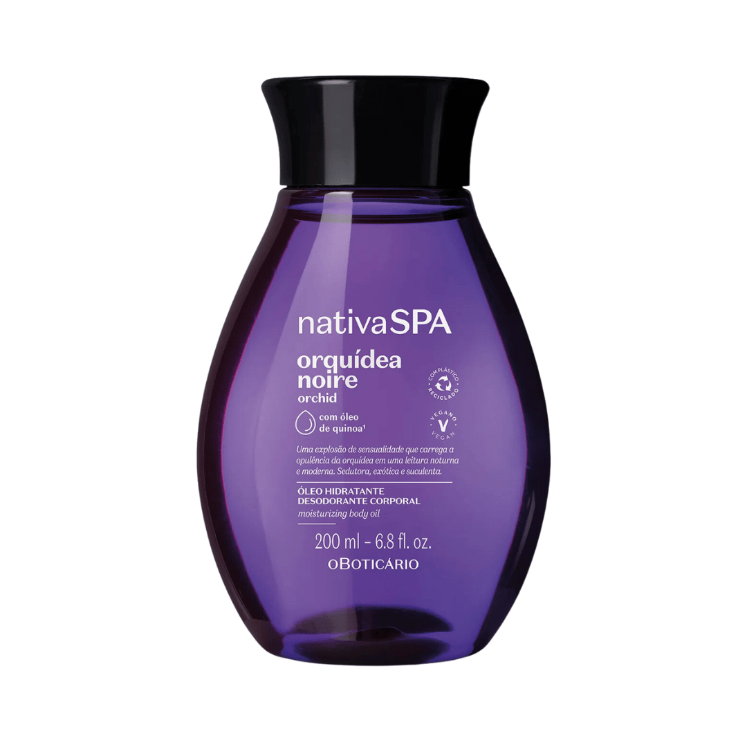 Óleo Hidratante Desodorante Corporal Nativa SPA Orquídea Noire 200ml