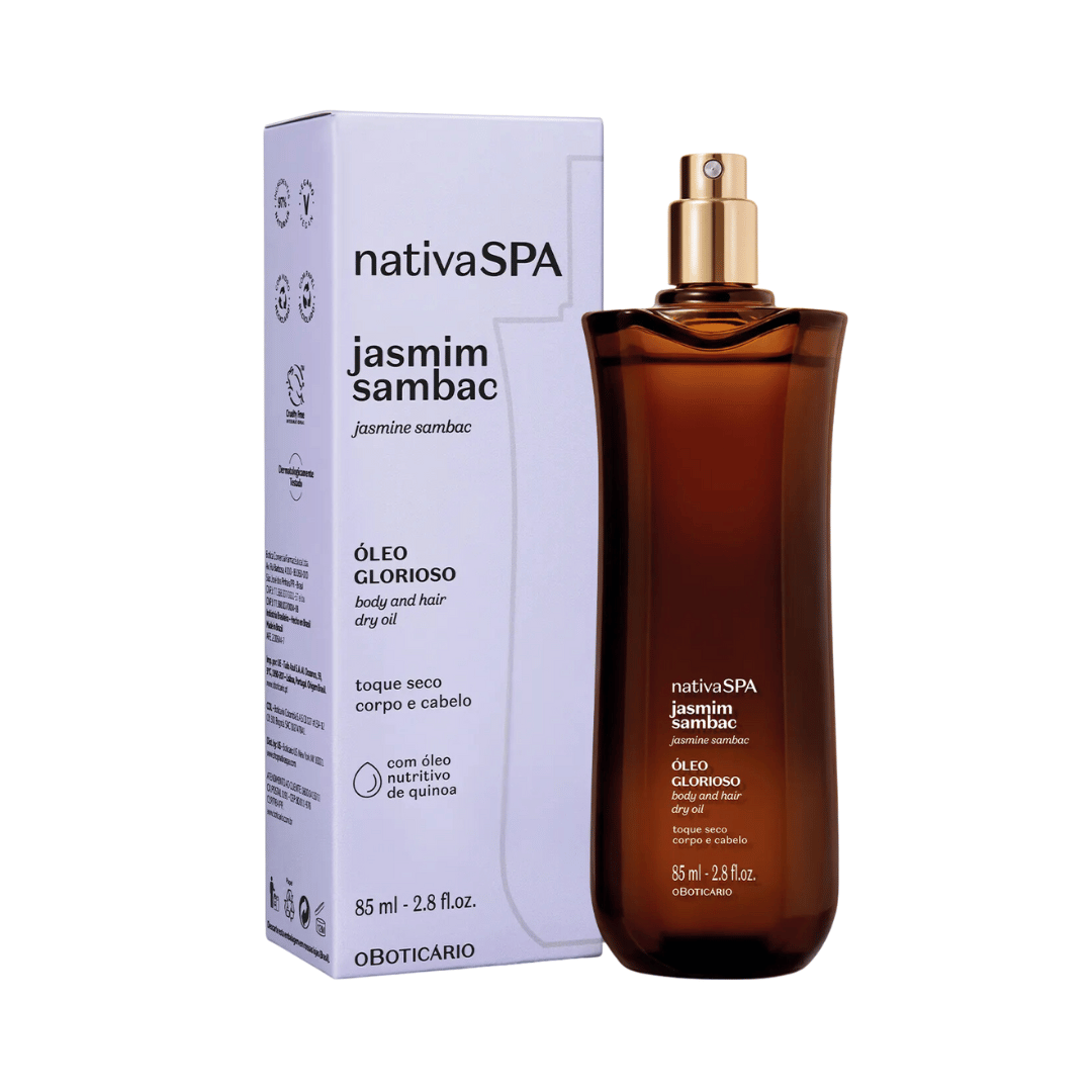 Óleo Multifuncional Glorioso Nativa SPA Jasmim Sambac 85ml