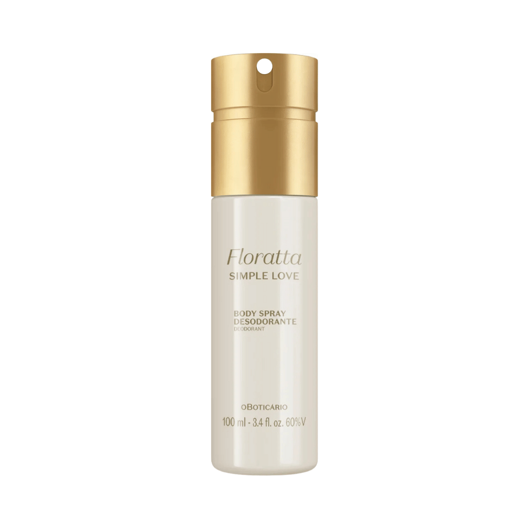 Body Spray Desodorante Floratta Simple Love 100ml