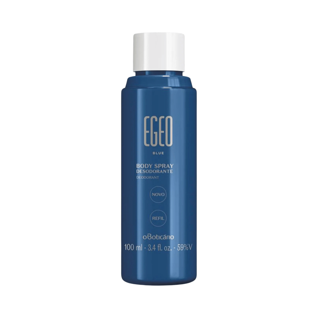 Refil Body Spray Desodorante Egeo Blue 100ml