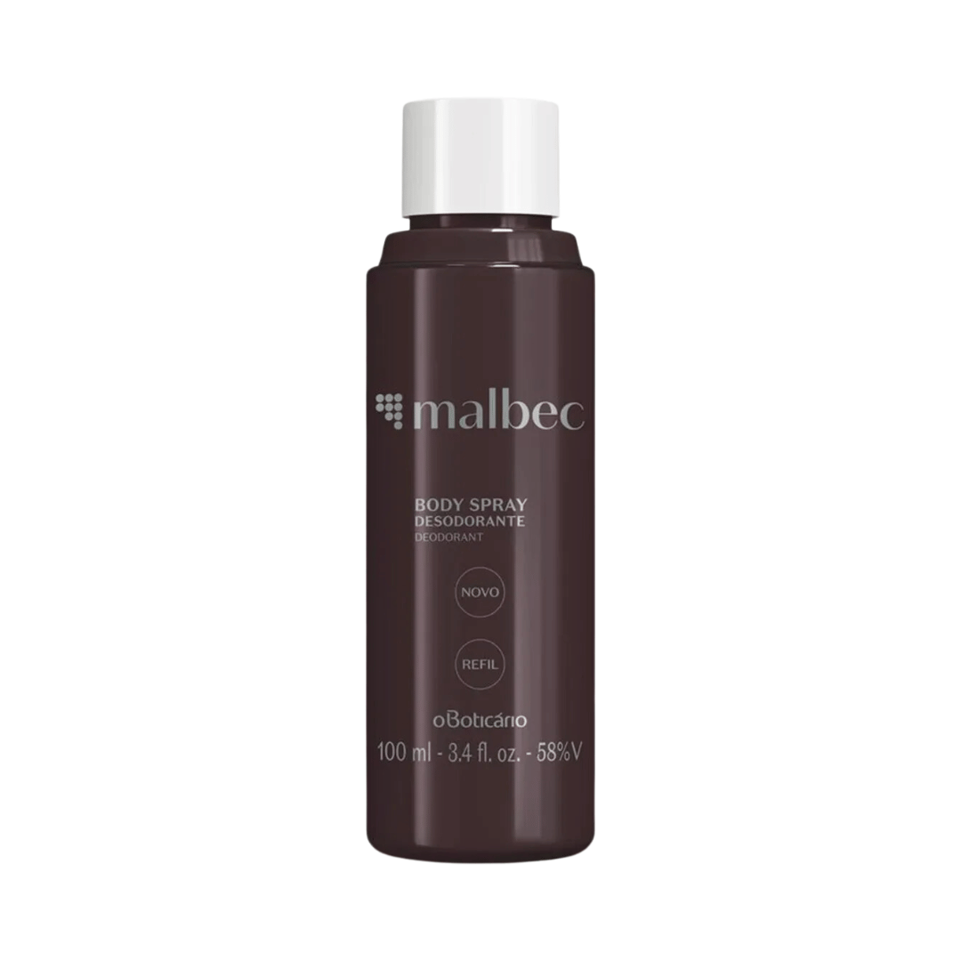 Refil Body Spray Desodorante Malbec 100ml