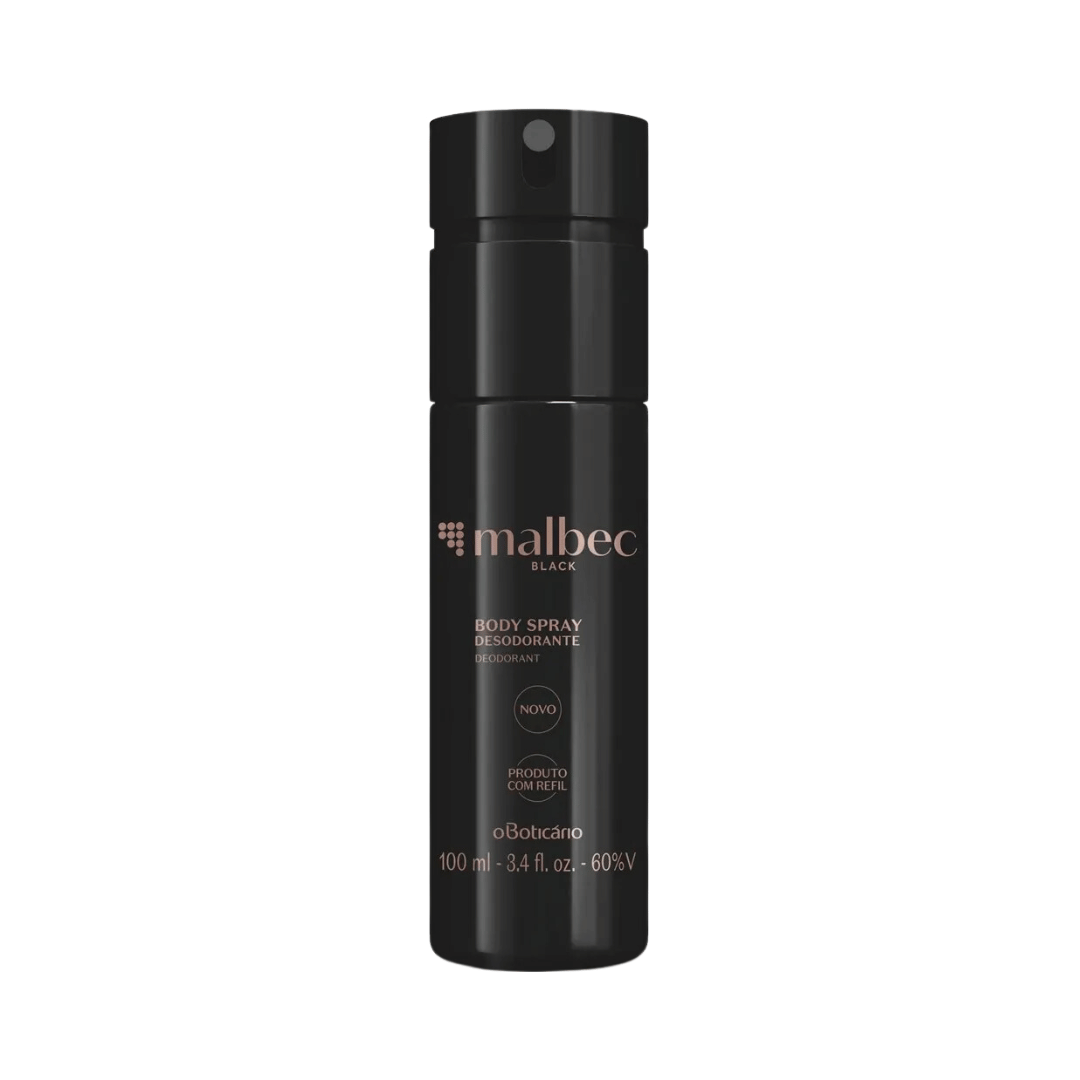 Body Spray Desodorante Malbec Black 100ml