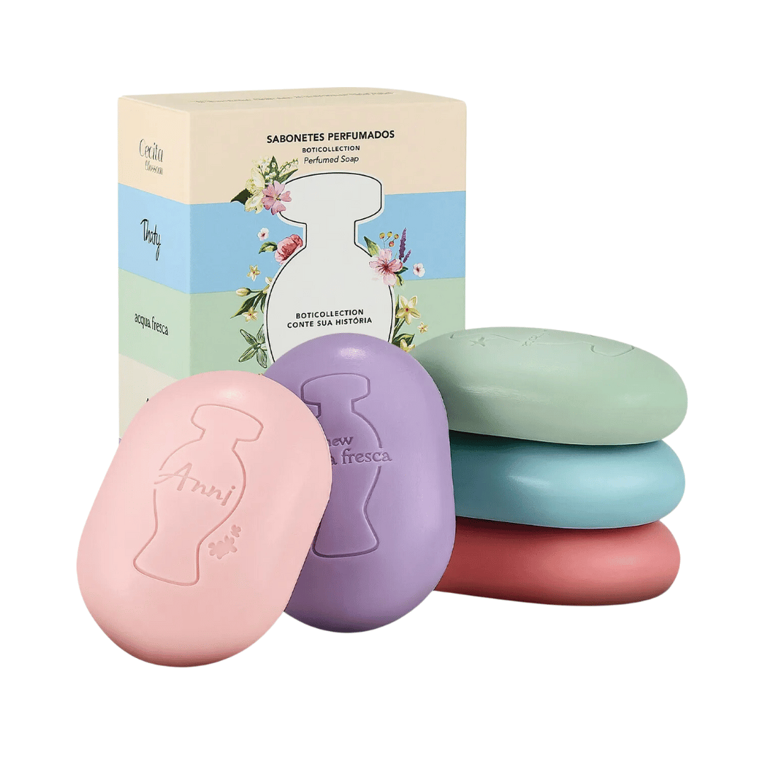 Kit Sabonetes Perfumados Boticollection 80g