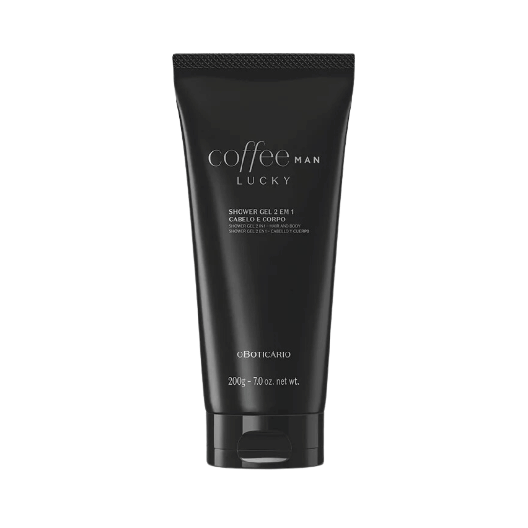 Shower Gel 2 em 1 Coffee Man Lucky 200g