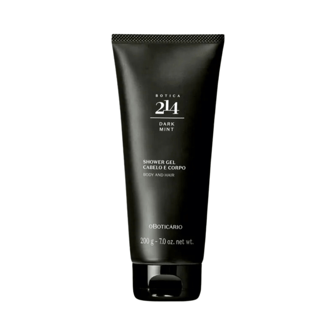 Shower Gel Cabelo e Corpo Botica 214 Dark Mint 200g