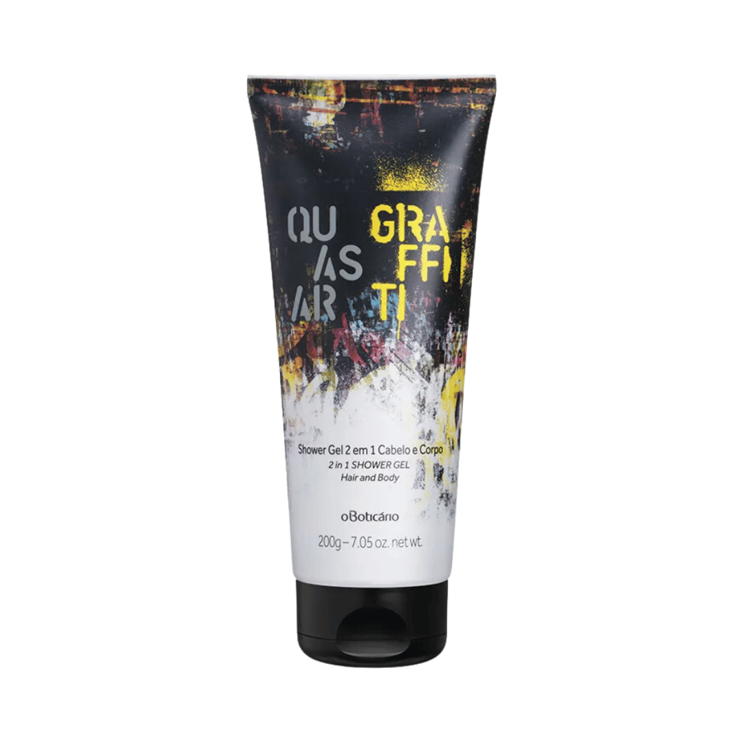Shower Gel Cabelo e Corpo Quasar Graffiti 200g
