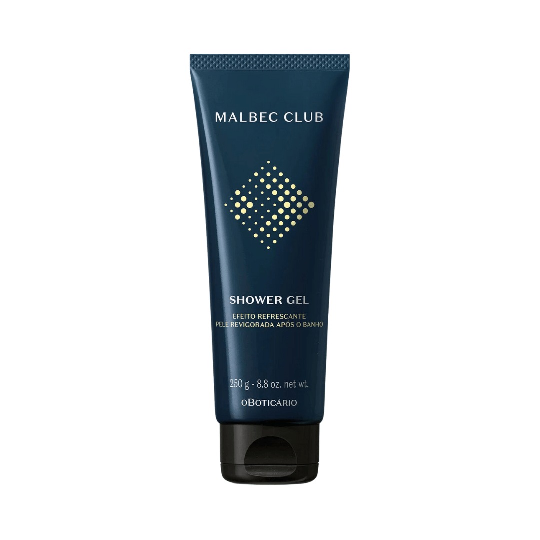Shower Gel Cabelo e Corpo Malbec Club 250g